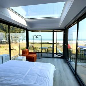 ห้องโดยสารสองชั้นพร้อมบันไดแอปเปิ้ลสำหรับขายบ้านภาชนะที่ผ่านการประกอบล่วงหน้าพร้อมแผงแซนวิชและโครงสร้างเหล็กแบบแยกส่วน - Product Image 5