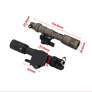 Accesorios <span class=keywords><strong>de</strong></span> Caza M622V Negro/<span class=keywords><strong>Arena</strong></span>, Luz Táctica LED <span class=keywords><strong>de</strong></span> Liberación Rápida QD, Luz Blanca, Estroboscópica, Linterna - Product Image 5