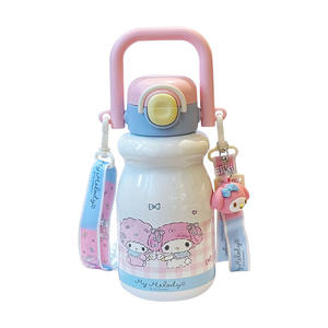 Gourde isotherme pour enfants Kuromi, acier inoxydable 316, double paroi, pour écoliers et filles - Product Image 4