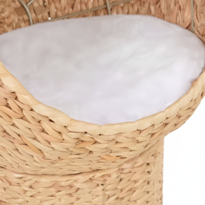 Wholesale Soft Rattan Pet <b>Bed</b> <b>Cushion</b> Hand Woven Water Hyacinth Animal Pattern Sleep Play Accessory <b>for</b> Dogs Cats From Vietnam - Product Image 1