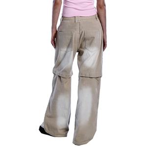 กางเกงคาร์โก้แฟชั่นผู้หญิงขายส่งทรงหลวมสไตล์ Y2K หลายกระเป๋า สไตล์ฮิปฮอป สตรีทแวร์ - Product Image 4
