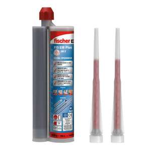 FISCHER - 544164 Resina epoxi FIS EM PLUS - EAN 4048962312140 ANCLAJES QUÍMICOS FIJACIONES - Product Image 1