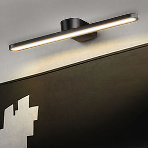 Lámparas de pared LED modernas para interiores, ideales para interiores, lámpara de pared negra para baño, lámpara impermeable para iluminación artística de hoteles - Product Image 2