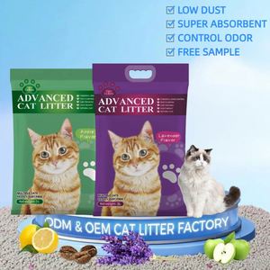Litière pour chat en bentonite de forme sphérique, écologique, hautement absorbante, sans poussière, contrôle des odeurs, 4 kg, emballage en vrac, best-seller - Product Image 1