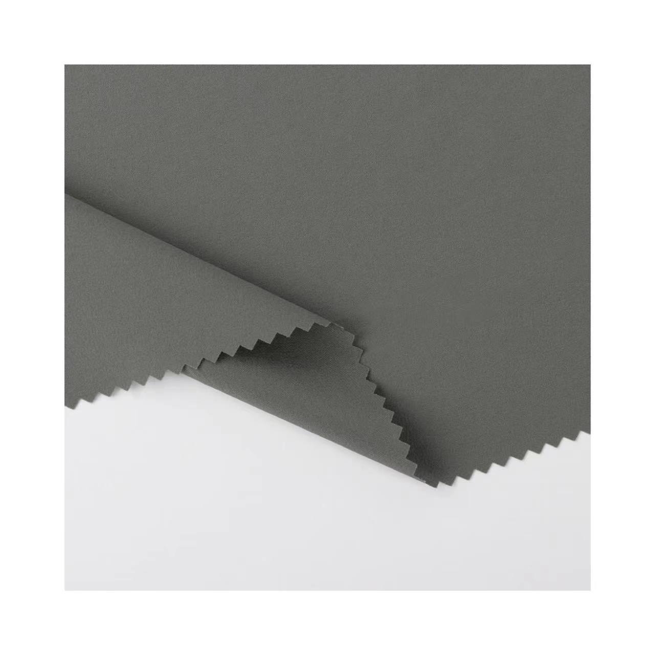 2024 Twisted Nylon Plain Four-sided Projectile Stretch Fabric for Coat Jacket for Pants Recycle Breathable Warm Antibacterial