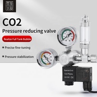 ZRDR contrôle du CO2 régulation de la pression bipolaire alliage d'aluminium accessoires d'aquarium soupape de réduction de la pression du co2 d'aquarium