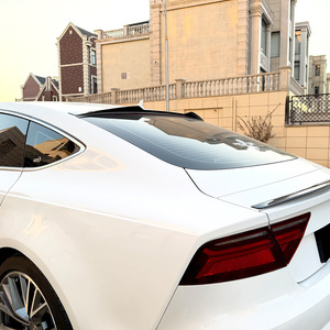 Audi A7 S7 RS7 2011-2017 Blade Style Rear Spoiler Piano Black Carbon Fiber Texture ABS Trunk Wing Exterior Modification - Product Image 4