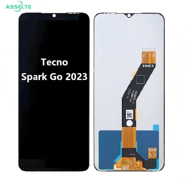 OEM LCD Touch Screen Digitizer Assembly for Tecno Spark Go 2023 Mobile Phone with 3 Year Warranty and Customized Packaging