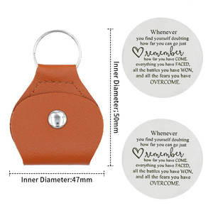 Regalo de Token de Abrazo de Bolsillo para Hombres, Novios, Novias, Regalo Inspirador para Hijo, Hija, Hermano con Llavero - Product Image 3