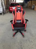 Chaises de bureau pour joueurs chaise d'ordinateur pour jeux vidéo bureau avec repose-pieds led