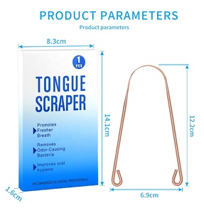 Limpiador de Lengua de Cobre al por Mayor de Fábrica con Certificación ISO, Herramienta de Cuidado Bucal para una Limpieza Eficaz - Product Image 5