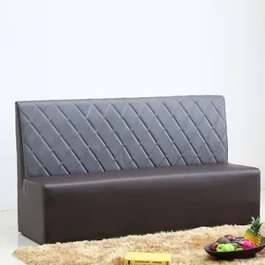 (SP-KS345) China Restaurant Sofa Seat Goedkope Prijs Booth Zitplaatsen Fast Food Restaurant