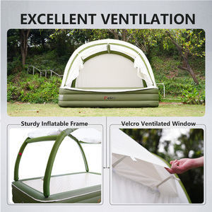 Carpa Inflable para Acampar, Inflado Integrado en 3 Minutos, Material TPU Avanzado, Cama Inflable - Product Image 5
