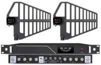 Sistema de Micrófono Inalámbrico Profesional 948-8, Accesorio de 8 Canales, Amplificador y Distribuidor de Antena con 7 Diseños Opcionales