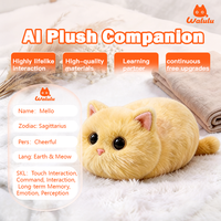 Jouet interactif pour chat en peluche AI, compagnon émotionnel avec fonction vocale et tactile, OEM CE FCC, pour cadeaux d'enfants