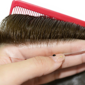Postizo <span class=keywords><strong>de</strong></span> Cabello <span class=keywords><strong>Largo</strong></span> Realista para Mujer, el Más Vendido Transfronterizo, Cabello Trenzado Chino <span class=keywords><strong>de</strong></span> Alta Gama, Colocado a Mano por Personas Blancas en Qingdao - Product Image 2