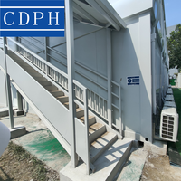 Bâtiment de bureau modulaire préfabriqué pour camp d'employés destiné aux projets scolaires et de construction à distance |   Structure en acier galvanisé