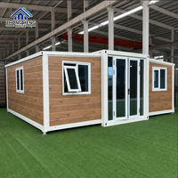 Maison Modulaire à Double Aile de 20, 30 et 40 pieds, Aménagement de Chambre Personnalisable pour Logement Familial, Maison Conteneur Résidentielle