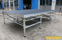 TECHTEAM ST10 Plateforme de Scène en Alliage d'Aluminium 6082-T6 pour Concerts, Mariages, Événements Extérieurs, Système de Support de Pont de Scène, Plateforme de Scène