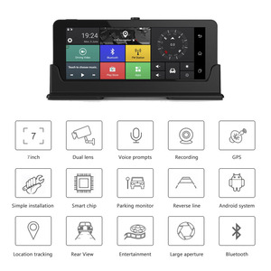 Zimtop 1080P lente dual android gps wifi adas dash cam delantera y trasera del coche del espejo de la cámara del tablero de instrumentos del gps 4g - Product Image 2