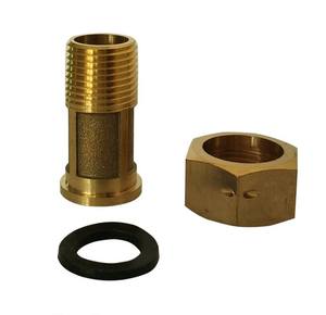 CW617N DN15 BSPP Thread Brass Water Meter <strong>Hose</strong> Tail Coupling with nuts and washers <strong>set</strong> - Product Image 4