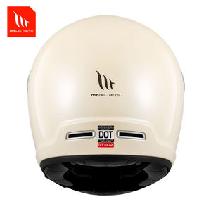 Casco de Motocicleta Integral de Estilo Retro Unisex MTHELMETS, Material ABS, Cierre de Liberación Rápida para Carreras y Paseos en Todas las Estaciones - Product Image 3