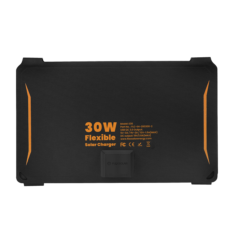 Заводская оптовая продажа, зарубежный склад, Высокоэффективная 30 Вт наружная солнечная батарея ip67 ETFE, портативная складная солнечная панель