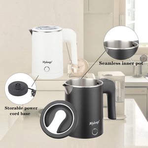 Prêt à expédier Élément chauffant immergé <span class=keywords><strong>Bouilloire</strong></span> électrique de style vintage 0.5 litres <span class=keywords><strong>500</strong></span> <span class=keywords><strong>ml</strong></span> <span class=keywords><strong>Mini</strong></span> <span class=keywords><strong>bouilloire</strong></span> électrique à eau - Product Image 3