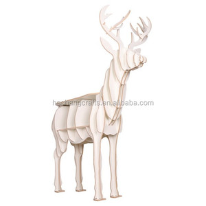 Nouvelle conception de puzzle en bois en forme de cerf, étagère à livres familiale, décoration intérieure, best-seller - Product Image 1