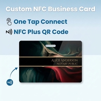 Tarjeta de Visita NFC de Lujo Personalizada, Tarjeta Inteligente RFID con Código QR, Mini Etiqueta con Chip T5577, Resistente al Agua, para Uso Corporativo VIP y Hotelero