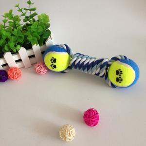 Jouets à mâcher pour chien, haltère, corde, balle de tennis, chiot, outil de nettoyage des dents - Product Image 2