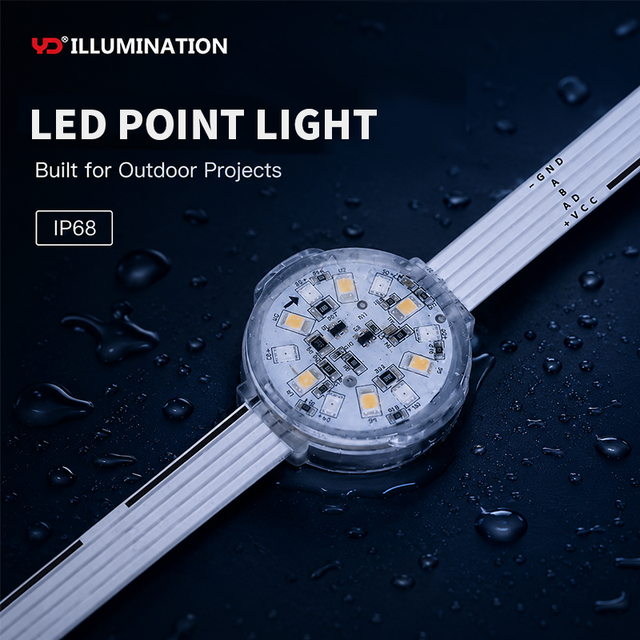 High Brightness Outdoor LED Point Light IP68 Rated