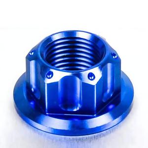 Chất lượng cao <span class=keywords><strong>M2</strong></span> M3 M4 M5 M6 M8 gr2 GR5 Anodized Titan 12 điểm mặt bích <span class=keywords><strong>Nut</strong></span> Hex Nuts - Product Image 2