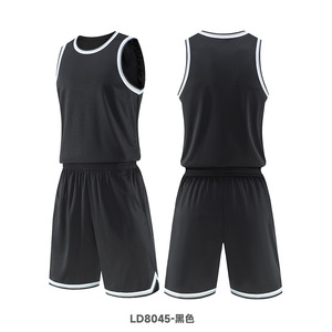 Maillot de basket-ball imprimé avec le logo de l'équipe adulte - tenue de sport à séchage rapide pour homme - Product Image 6