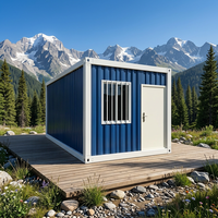 Maison Capsule Spatiale Conteneurisée de Luxe Moderne, Modulaire Préfabriquée, en Kit, de Tailles Variées, avec Chambre Sandwich