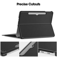 Housse pour Microsoft Surface 12 pro nouveautés découpes de Presice étui de protection antichoc étui en cuir pour tablette avec stylo Solt