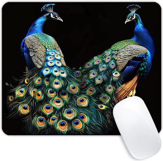 Custom  Creature Design Mouse Pad-Natural Rubber Square Shape Multiple Animal Options Easy Clean Surface Sizes 220x180mm