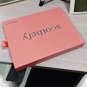 Caja de embalaje cosmético de papel revestido Rosa extraíble de alta calidad personalizada con logotipo de plata en relieve de laminación mate para crema facial - Product Image 3