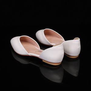 Scarpe basse da donna all'ingrosso <span class=keywords><strong>ballerine</strong></span> bianche scarpe eleganti comode in pelle sintetica scarpe da donna - Product Image 5