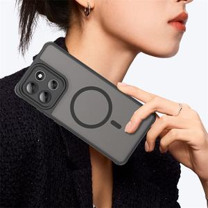 Custodia di ricarica Wireless magnetica opaca per <span class=keywords><strong>Redmi</strong></span> Note 14 PRO <span class=keywords><strong>5G</strong></span> POCO F7 PRO 15 15C A5 <span class=keywords><strong>5G</strong></span> copertura magnetica antiurto - Product Image 2