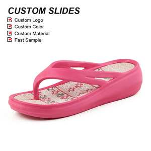 Olicom <span class=keywords><strong>Infradito</strong></span> con Zeppa Alta Personalizzabile con Logo, Sandali Donna con Supporto Arco Plantare Antiscivolo per Interni ed Esterni - Product Image 3