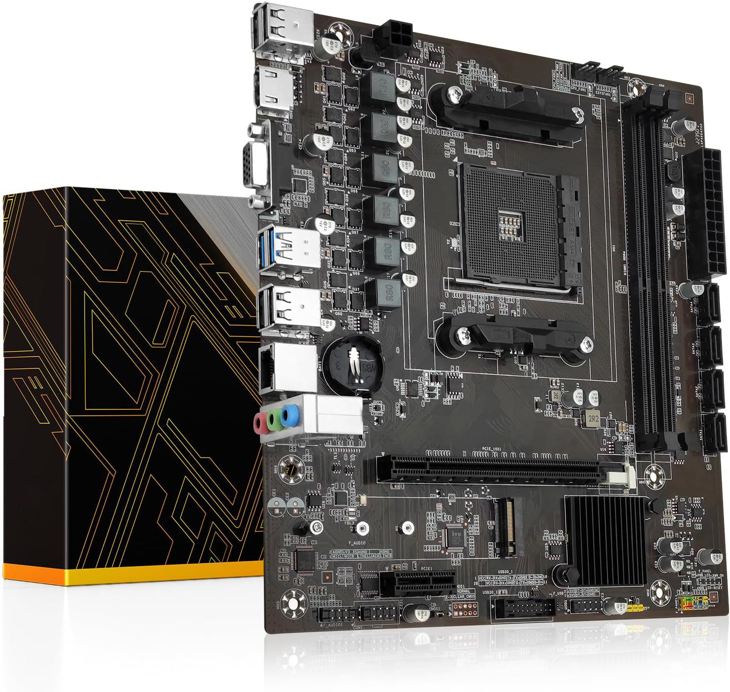 Dual Cpu Motherboard Amd Ryzen AM4 Motherboard AMD Ryzen