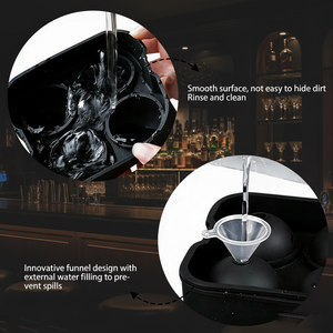 Vereinigte Staaten USA Kanada Große runde Diamant kugel Silikon Eiswürfel schale Form mit Deckel Behälter - Product Image 2