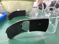 Lunettes de soleil LED futuristes Cool Cyberpunk Rezz Visor Robocop en acrylique, 7 couleurs, verres transparents, pour anniversaire, mariage, Diwali, Noël, fête