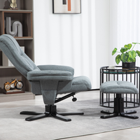 Chaise ergonomique inclinable en cuir, style moderne et confortable, en vente