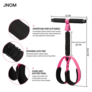 Equipo de Yoga y Fitness Resistente, Juego de Bandas de Resistencia con Pedales, <span class=keywords><strong>Cuerda</strong></span> de Tensión con Pedales, Dispositivo de Asistencia para Abdominales - Product Image 5