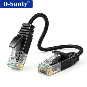 สายอีเธอร์เน็ต Cat6 ความเร็วสูง แบบบาง 32AWG ทองแดงแท้ สายแพทช์เน็ตเวิร์กแบบยืดหยุ่น Cat6A UTP สำหรับเซิร์ฟเวอร์ศูนย์ข้อมูล - Product Image 1