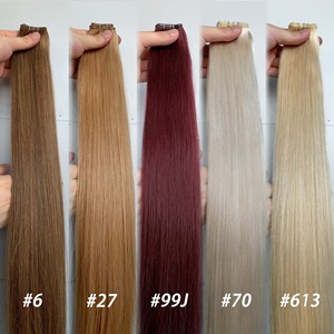 Vente en gros usine 2026 Meilleure vente Super Double Drawn No Return Hair <span class=keywords><strong>Remy</strong></span> 100% Cheveux humains vierges naturels Genius Weft Extension de cheveux - Product Image 4