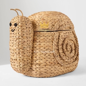 Panier de rangement multifonctionnel en jacinthe d'eau, écologique, en forme de koala, organisateur unique et élégant pour la chambre d'enfant - Product Image 2
