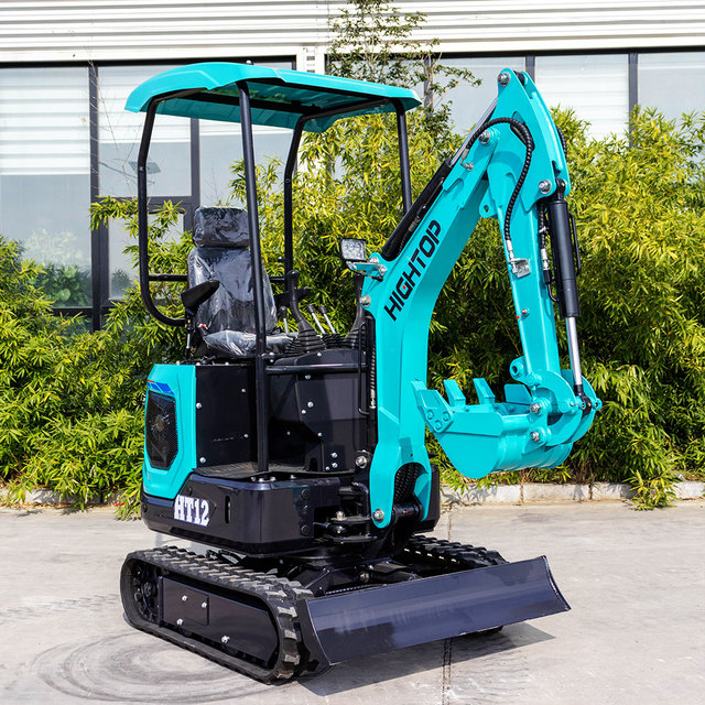 HIGHTOP HT12 1200kg Mini Excavator with Optional Cabin Small Digger